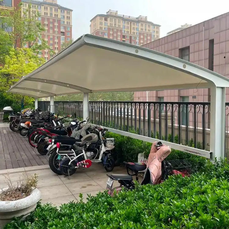 界首市膜结构电动车棚